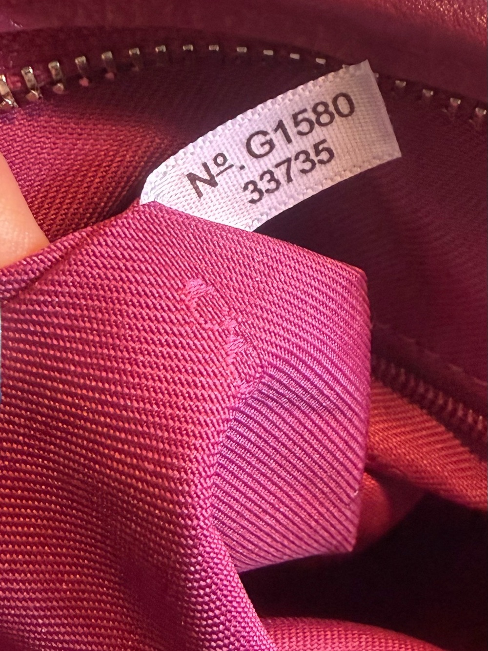 COACH Pebbled Leather Satchel in Berry - Picture 12 of 12